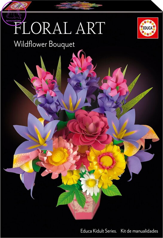 EDUCA 3D puzzle Floral Art - Polní kytice