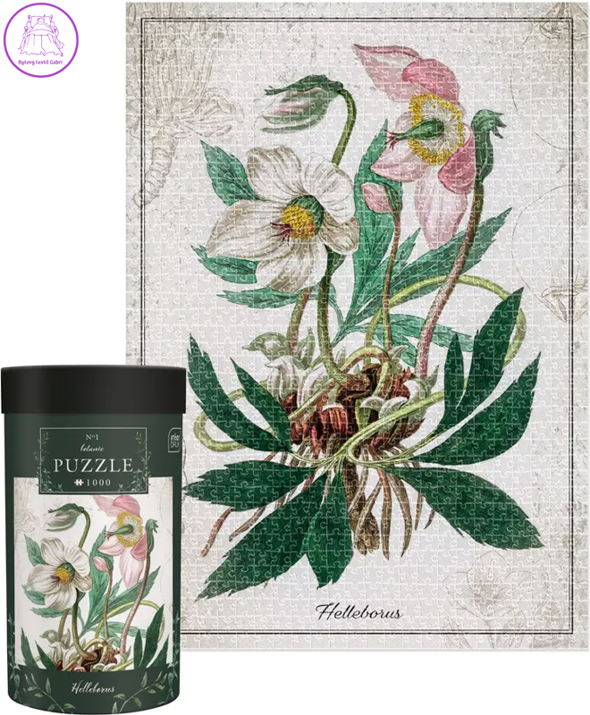 INTERDRUK Puzzle Botanic: Čemeřice 1000 dílků