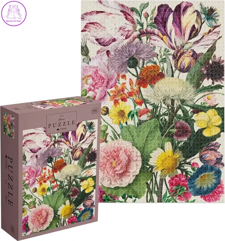INTERDRUK Puzzle Květiny 2000 dílků