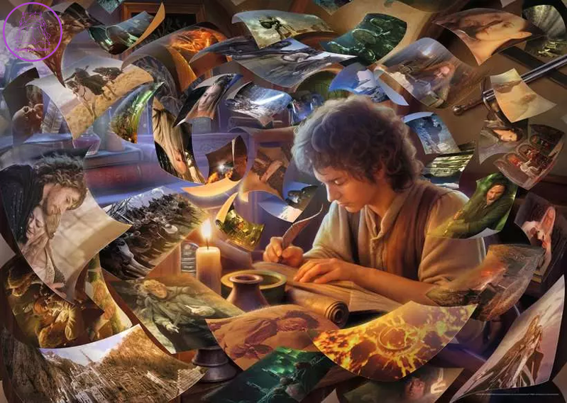 RAVENSBURGER Puzzle Dobrodružství statečného Froda 1000 dílků