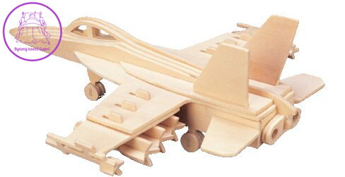 WOODEN TOY , WCK 3D puzzle Stíhačka F-18 Hornet