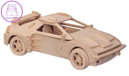 WOODEN TOY , WCK 3D puzzle Malé Ferrari F-20