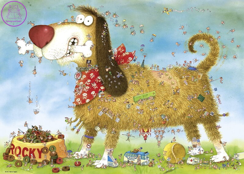 HEYE Puzzle Psí život 1000 dílků HEYE Puzzle Psí život 1000 dílků