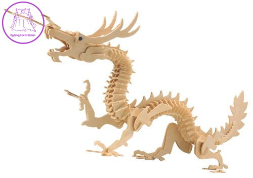 WOODEN TOY , WCK 3D puzzle Drak