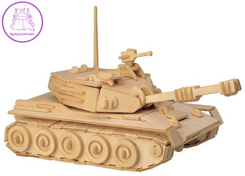 WOODEN TOY , WCK 3D puzzle Tank