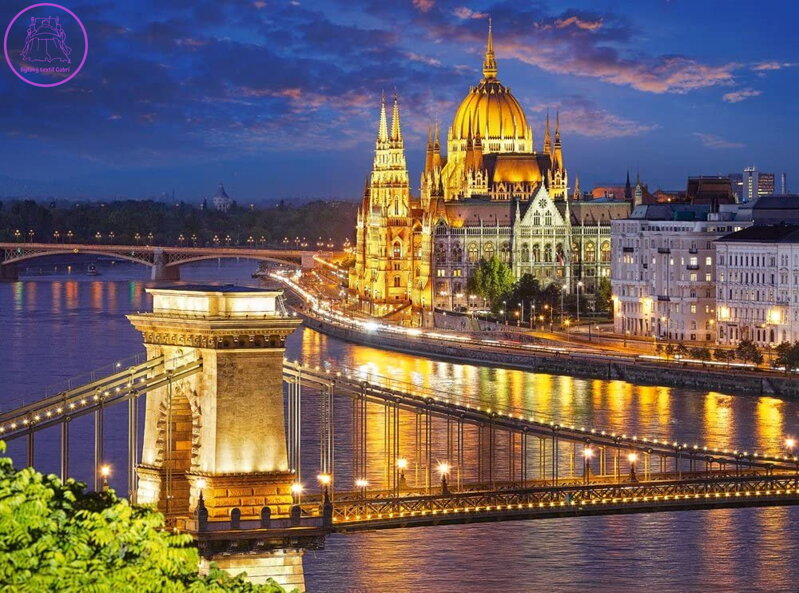 CASTORLAND Puzzle Soumrak v Budapešti 2000 dílků CASTORLAND Puzzle Soumrak v Budapešti 2000 dílků