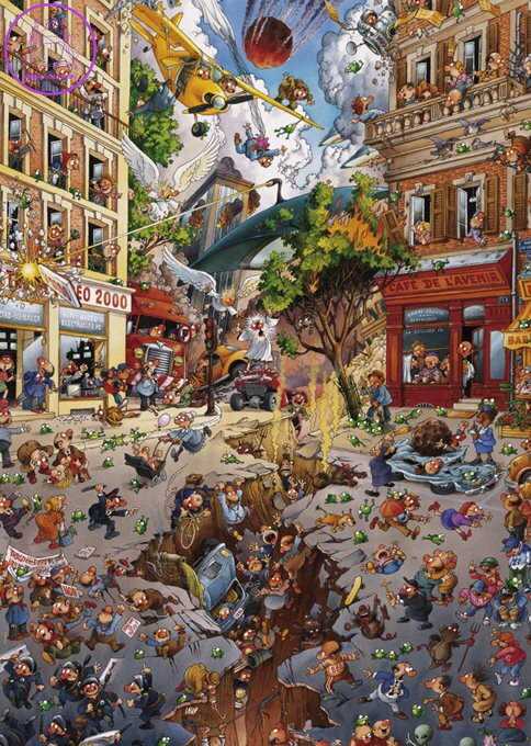 HEYE Puzzle Apokalypsa 2000 dílků HEYE Puzzle Apokalypsa 2000 dílků