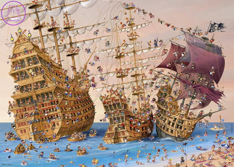 HEYE Puzzle Korzár (Corsair) 1000 dílků HEYE Puzzle Korzár (Corsair) 1000 dílků