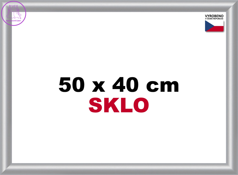 BFHM Plastový rám na puzzle 50x40 - stříbrný BFHM Plastový rám na puzzle 50x40 - stříbrný
