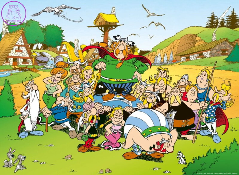 RAVENSBURGER Puzzle Asterix a Obelix: Vesnička 500 dílků RAVENSBURGER Puzzle Asterix a Obelix: Vesnička 500 dílků
