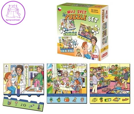 EFKO Puzzle Můj svět 3v1 (4,12,16 dílků)