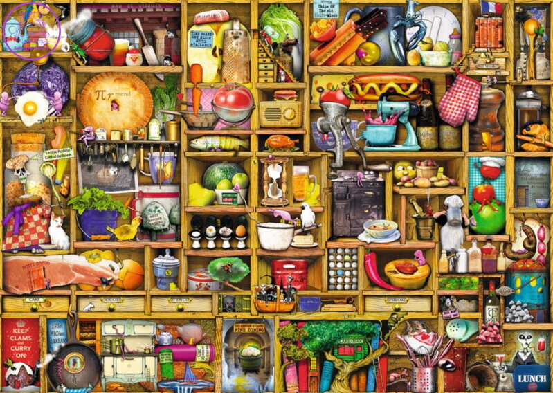RAVENSBURGER Puzzle Kredenc 1000 dílků RAVENSBURGER Puzzle Kredenc 1000 dílků