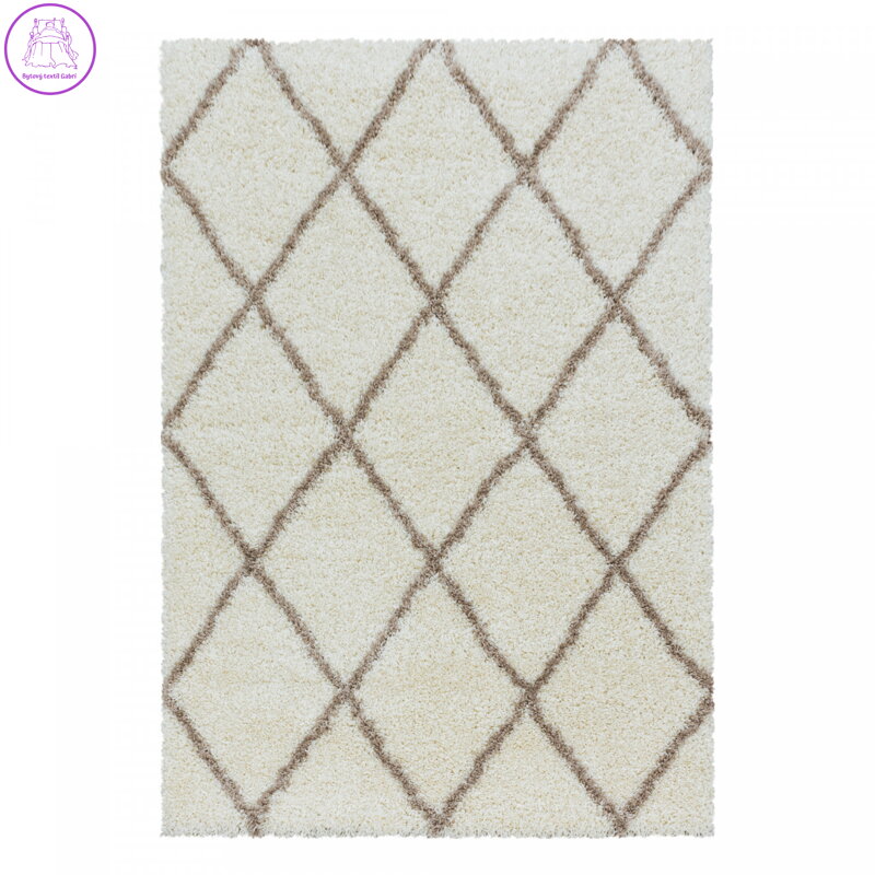 Kusový koberec Alvor Shaggy 3401 cream
