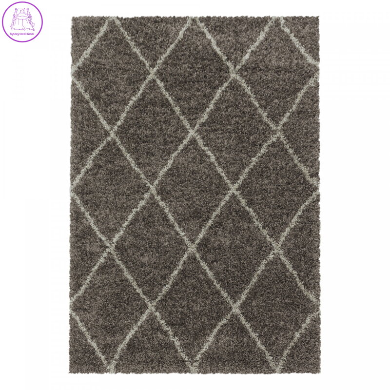 Kusový koberec Alvor Shaggy 3401 taupe