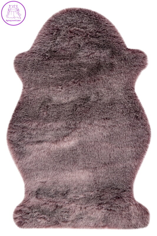 Kusový koberec Samba 495 Mauve (tvar kožešiny)