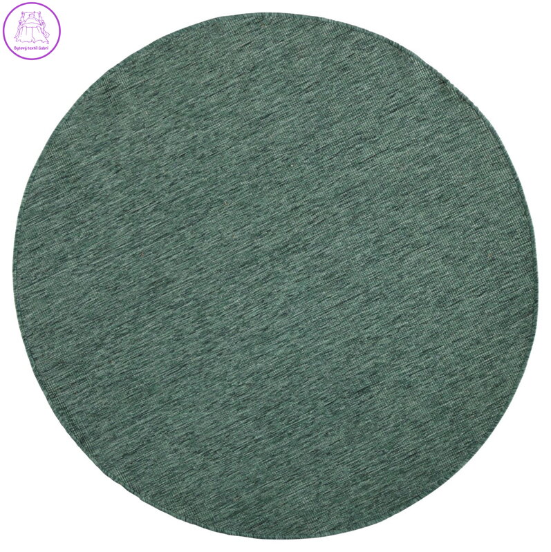 Kusový koberec Twin-Wendeteppiche 103095 green cream kruh – na ven i na doma