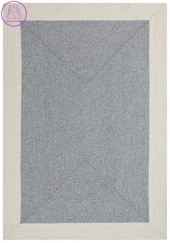 Kusový koberec Braided 105555 Grey Creme – na ven i na doma