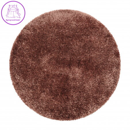 Kusový koberec Brilliant Shaggy 4200 Copper kruh