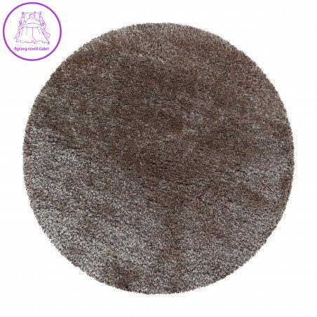 Kusový koberec Brilliant Shaggy 4200 Taupe kruh