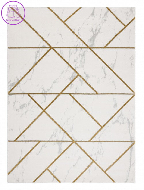 Kusový koberec Emerald geometric 1012 cream and gold