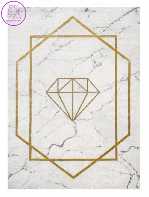 Kusový koberec Emerald diamant 1019 cream and gold