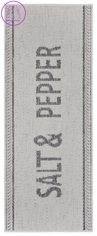 Běhoun Cucina Salt & Pepper 105626 Cream Grey