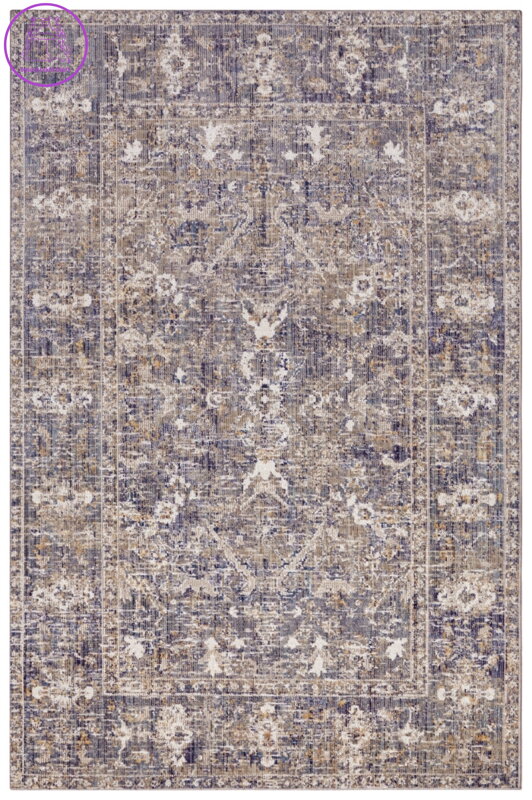 Kusový koberec Cairo 105588 Port Said Cream Blue – na ven i na doma