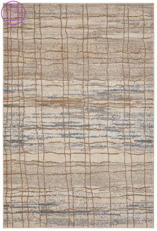 Kusový koberec Terrain 105601 Jord Cream Blue