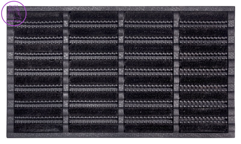 Venkovní čistící rohož Mix Mats Brushes 105648 Black - na ven i na doma