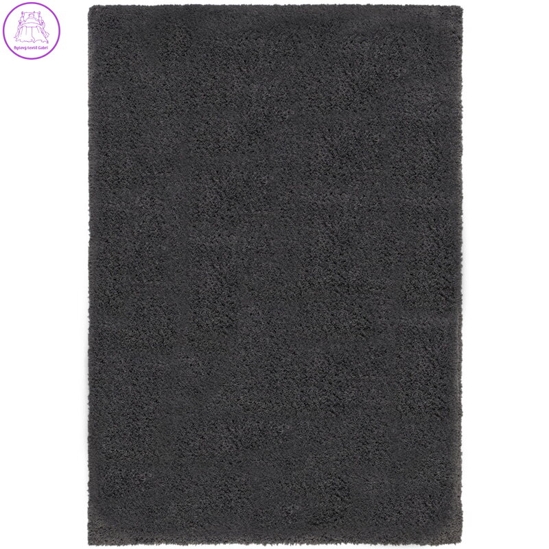 Kusový koberec Shaggy Teddy Charcoal