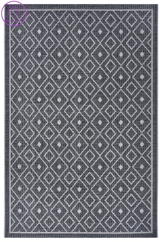Kusový koberec Clyde 105908 Lahal Grey Beige – na ven i na doma