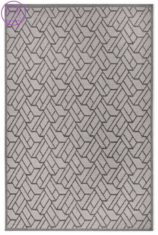 Kusový koberec Clyde 105911 Eru Beige Grey – na ven i na doma