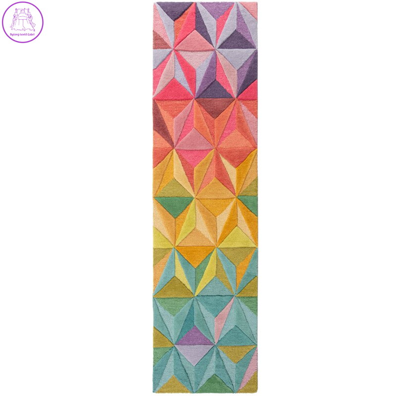 Ručně všívaný běhoun Illusion Reverie Multi