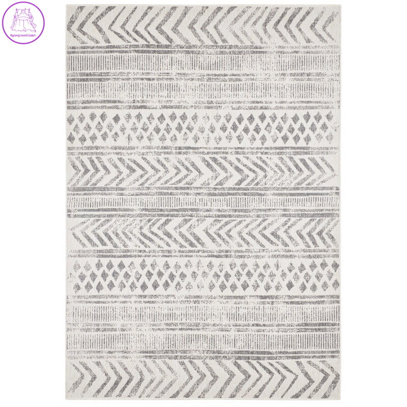 Kusový koberec Twin Supreme 103862 Biri Grey/Cream – na ven i na doma