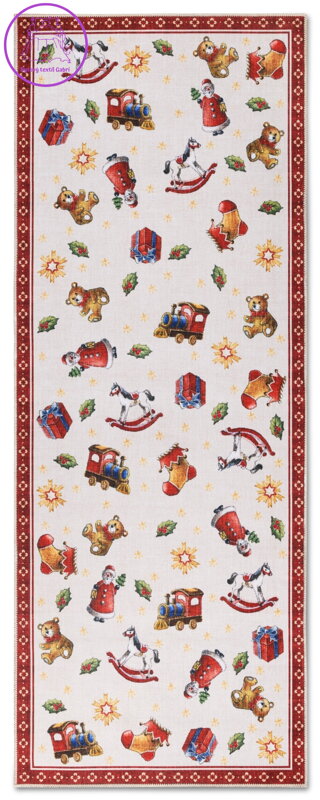 Běhoun Villeroy & Boch Toy's delight s potiskem 106192 Red, Multicolor