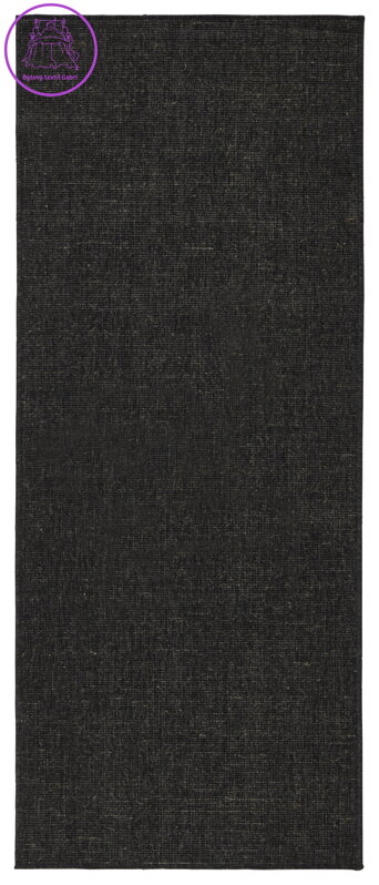 Běhoun Twin-Wendeteppiche 103096 black cream – na ven i na doma