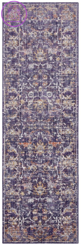 Běhoun Cairo 105593 Sues Grey Multicolored – na ven i na doma