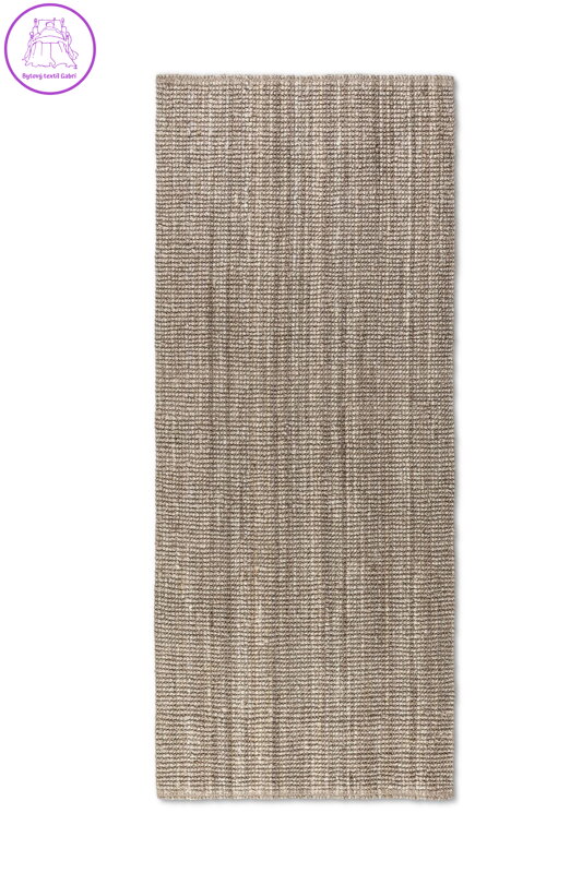 Běhoun Bouclé Jute 105975 Grey Brown