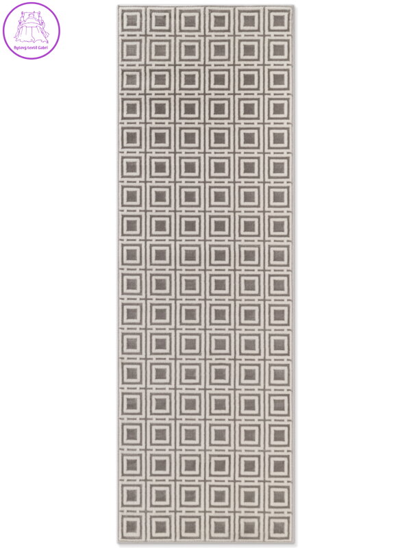 Běhoun Perles 106190 Cream Grey z kolekce Elle