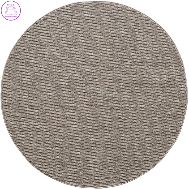 Kusový koberec Loom 4300 Brown kruh