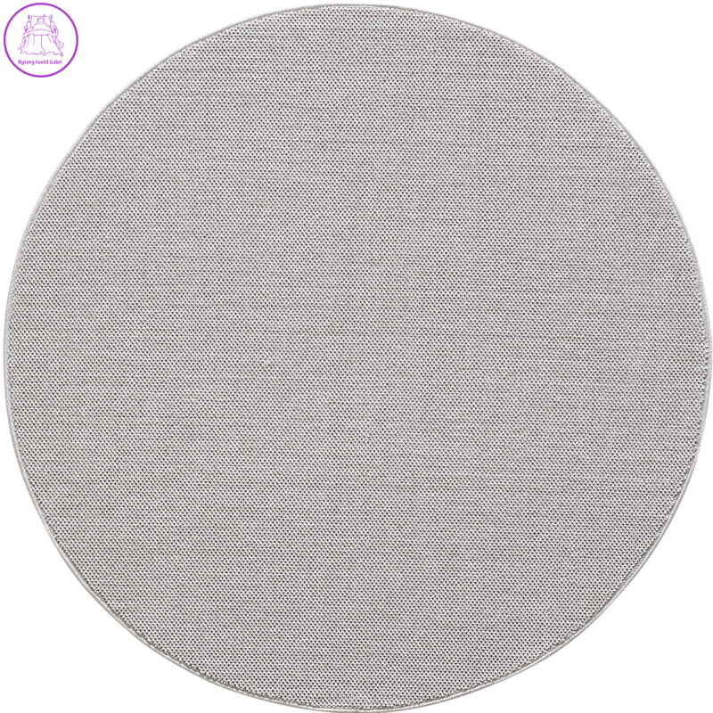Kusový koberec Loom 4300 Silver kruh