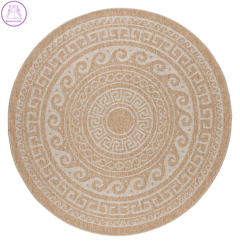 Kusový koberec Comilla 887 Beige kruh