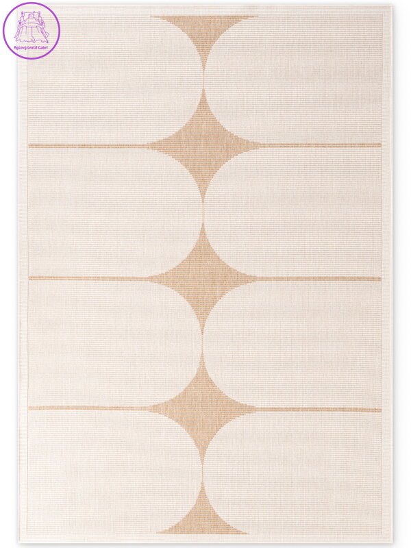 Kusový koberec Duet Bowen Beige/White - na ven i na doma