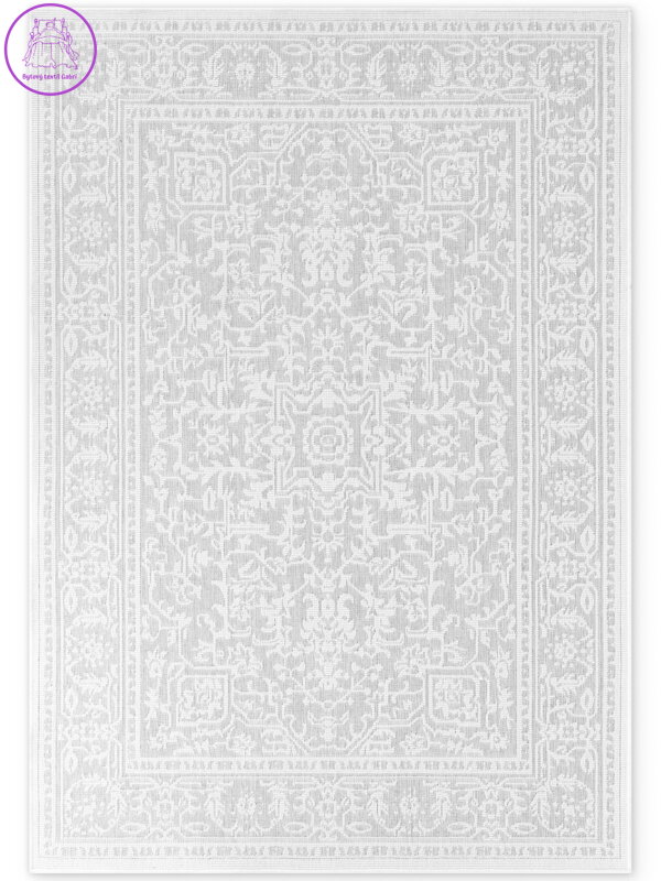 Kusový koberec Duet Kona White/Gray - na ven i na doma