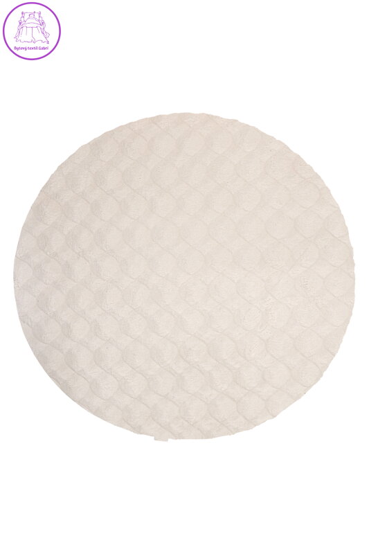 Kusový koberec Diamond Cut 800 Cream kruh