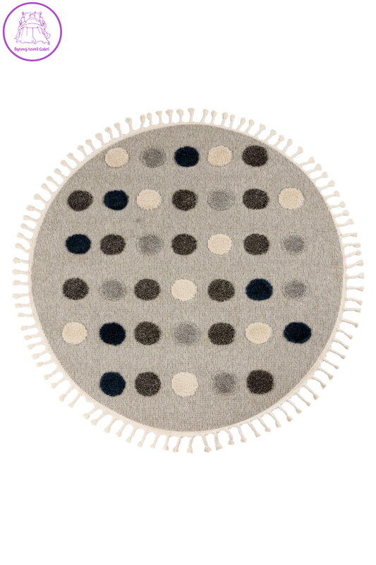 Dětský kusový koberec My Fano 394 Dots kruh