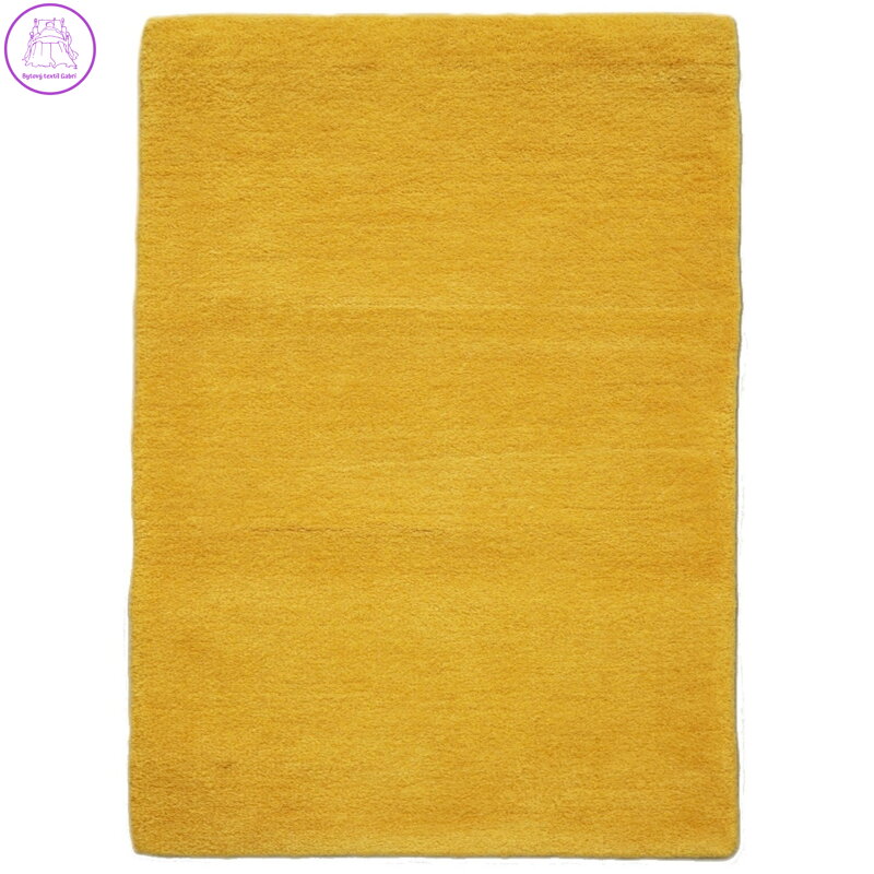 Ručně všívaný kusový koberec Asra wool gold