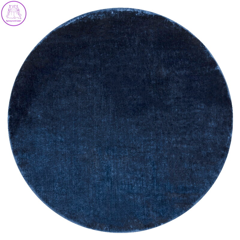 Kusový koberec Visco Rabbit Dark blue 10 kruh