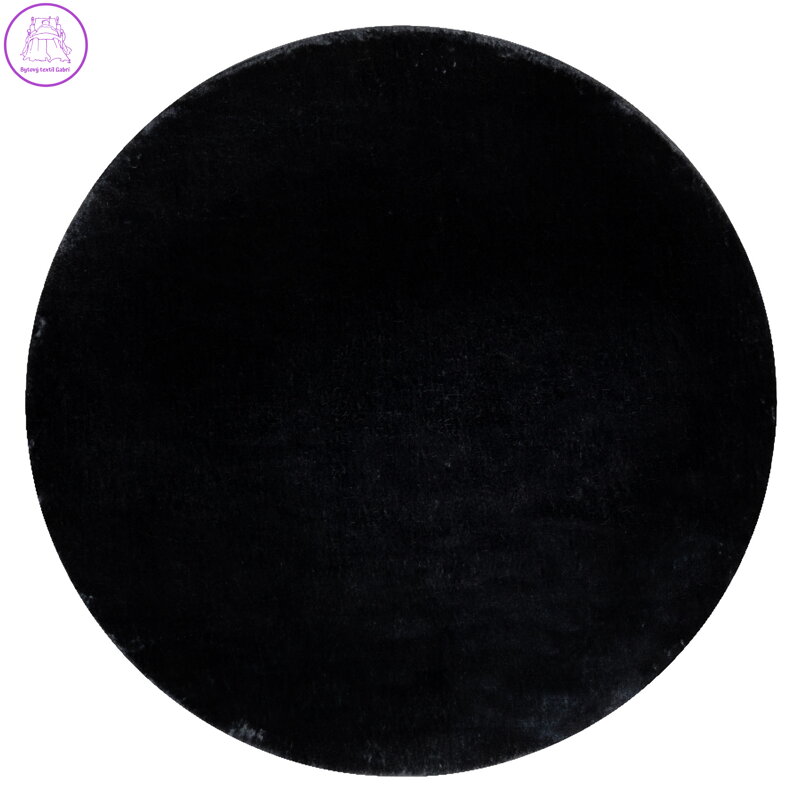 Kusový koberec Visco Rabbit Black 5 kruh