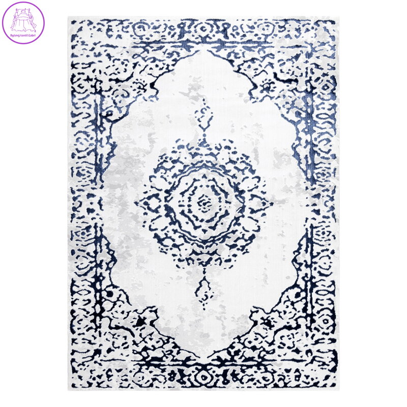 Kusový koberec Allure 1961 white/blue